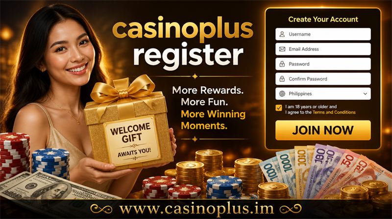 Casinoplus register mobile casino screen